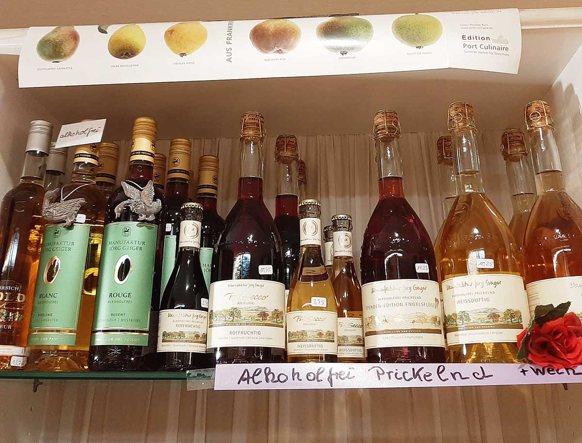 Alkoholfreier PRISECCO und Weine von der Manufaktur Jörg Geiger