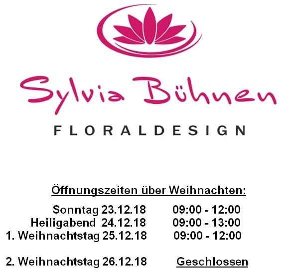 Öffnungszeiten über Weihnachten 2018