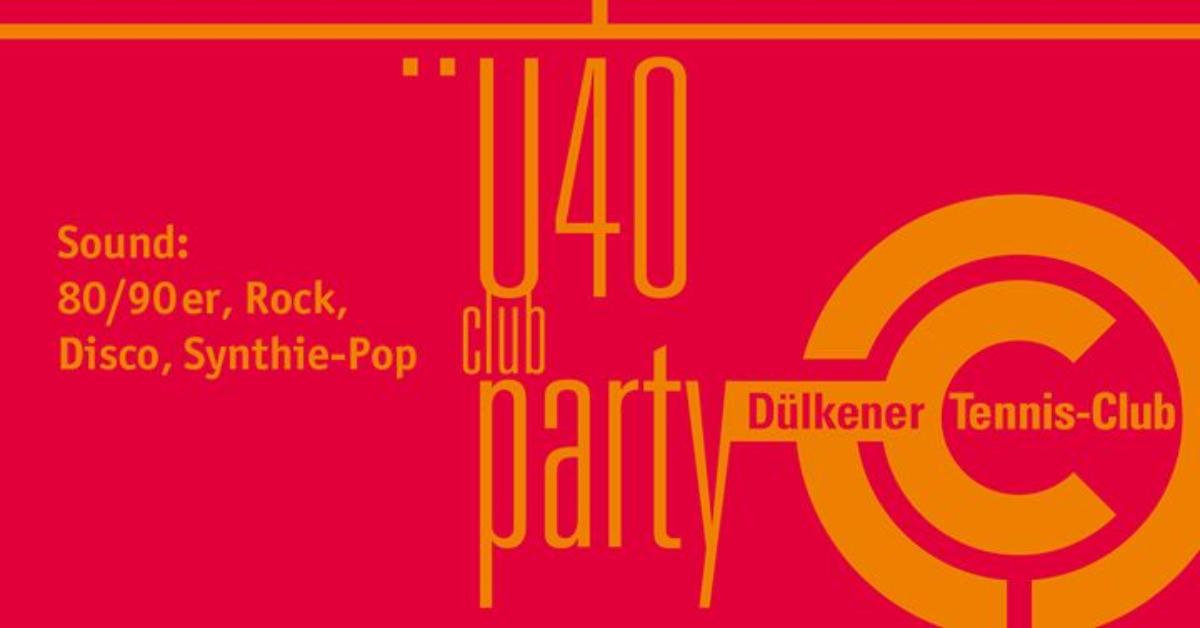 U & Ü40-Party - Foto ©