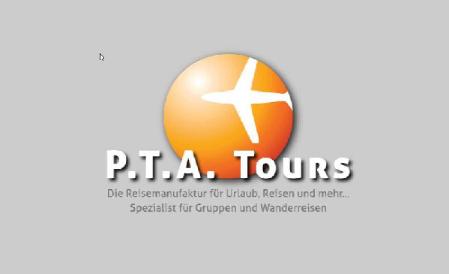 P.T.A. TOURS Reisen I Die Reisemanufaktur für Urlaub, Reisen und Meer. Logo