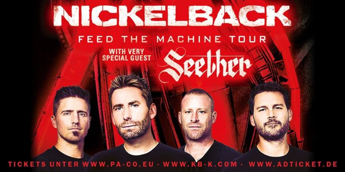 Veranstaltungsbild zu Nickelback Feed the Machine Tour w very special guest Seether Veranstaltungsbild zu Nickelback Feed the Machine Tour w very special guest Seether
