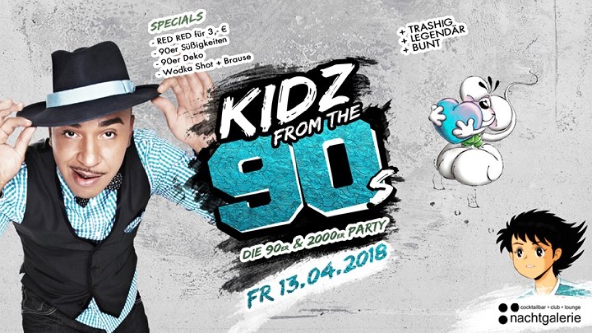Kidz from the 90s - Die 90er und Trash Party I FR 13.04 - Foto ©