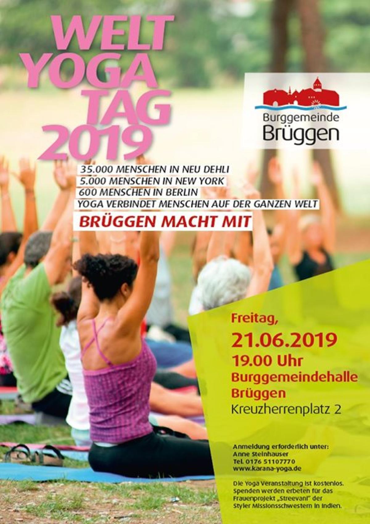 Weltyogatag - für ein friedliches Miteinander - Foto ©