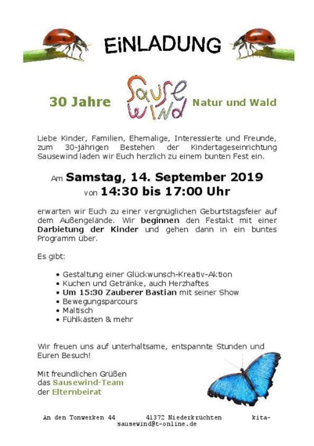 30 Jahre Kita Sausewind - Foto ©