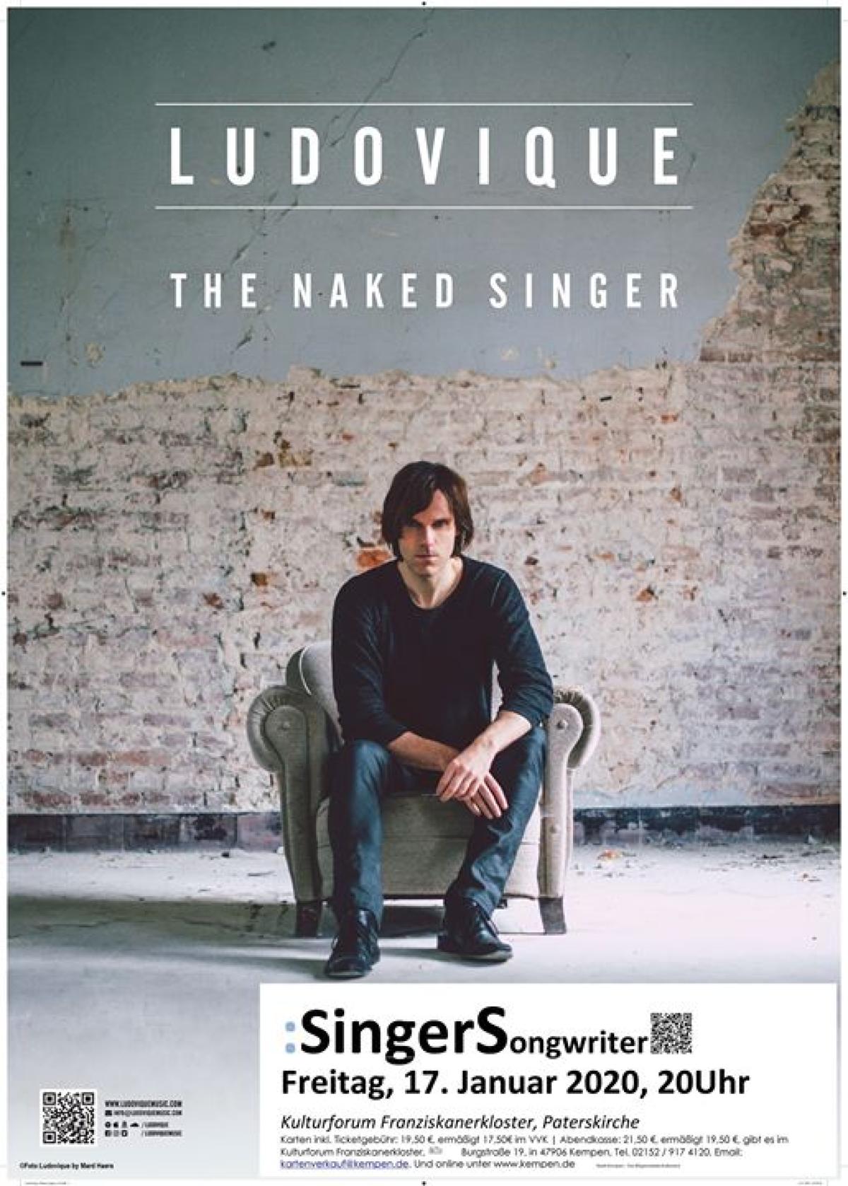 Ludovique Kultur-Extra - SingerSongWriter The naked Singer - Foto ©