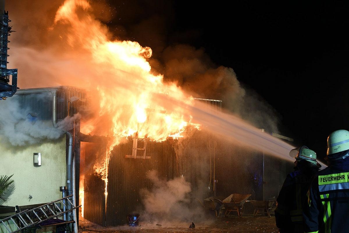 Brand auf der Rahserstrasse - Foto ©