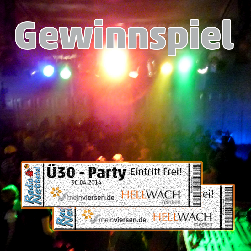 Zwei Freikarten für Radio Nettetals Ü30 Party zu gewinnen! - Foto ©