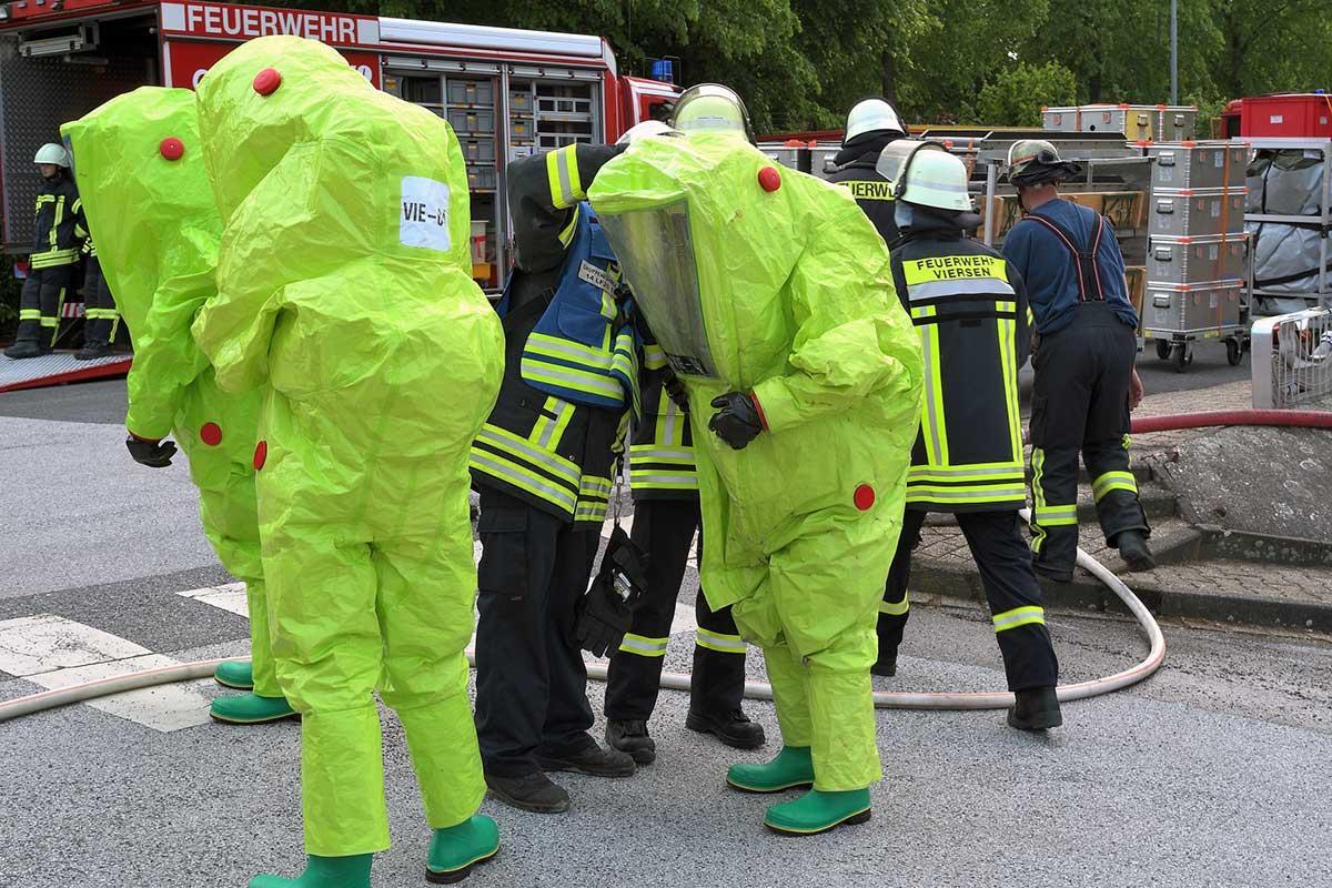 Gemeinsame Übung der Feuerwehren Viersen und Nettetal - Foto © Stadt Viersen