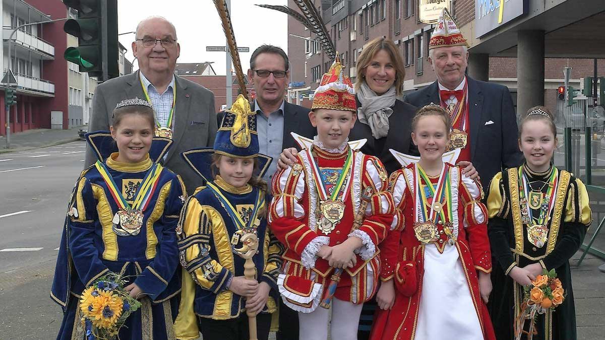Kinderprinzenpaare zu Gast - Foto © Stadt Viersen
